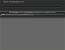 Tablet Screenshot of haunt-slendergame.com